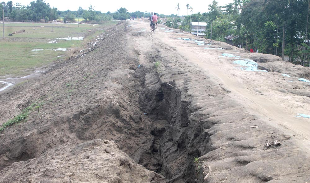 Devastation by NEEPCO run Ranganadi dam water release Devastation by NEEPCO run Ranganadi dam water release