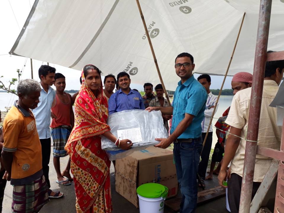 Relief support to the flood affected community in Karimganj
