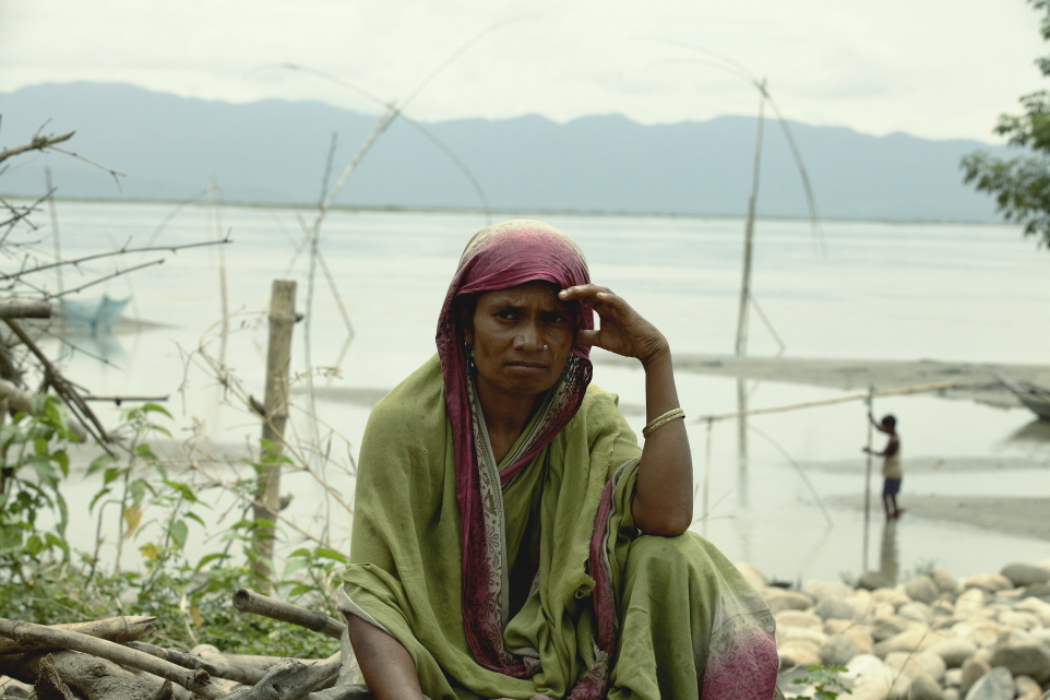 During the devastating Flood in 2012 in Assam 
