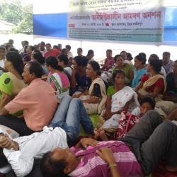 Teachers were on hunger strike till day before the 71st I'Day across the state