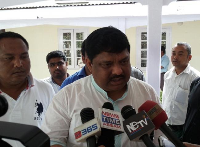 Rockybul Hussein at Kokrajhar on Sunday