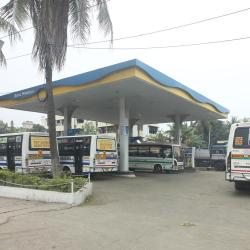 Closed Petrol pump during Janata Curfew on Monday. Pix by UB Photos