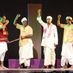 A scene from PHULAGURIR DHEWA directed by Deepak Bora