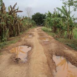 Deplorable road connecting Kheroni to Lamshakhanj 