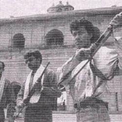 File photo: ULFA cadres at Rong Ghar, Sivasagar in 1979