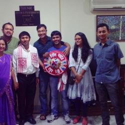 Anurag Saikia felicitated by INLI Foundation