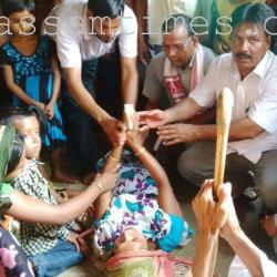MLA Abdul Kalam Azad in selfie mood. Photo: Jintul Talikdar 