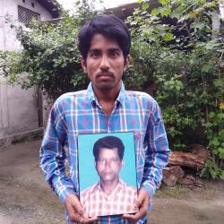 Ratan Dey, son of late Narayan Dey who died serial blast in Kokrajhar