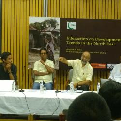 Interaction on development trends in North East held in Delhi on August 9