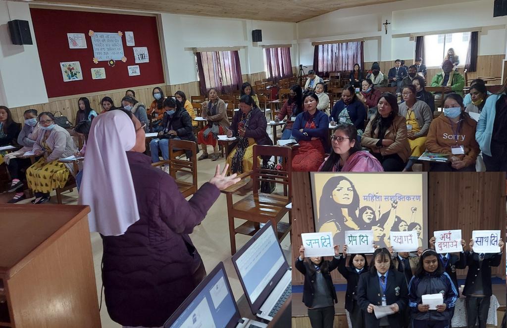 Resource person Sr. Anjana Rai of Auxilium Dispensary Mirik