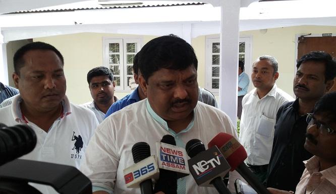 Rockybul Hussein at Kokrajhar on Sunday