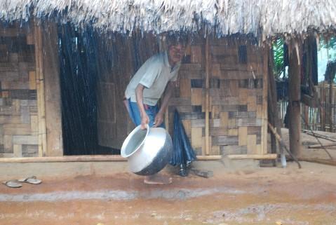  North-East facing Rain deficit