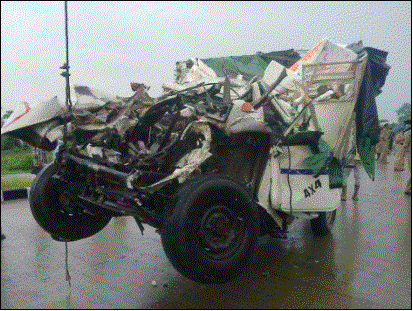 Accident near Sarbhog, 2 killed