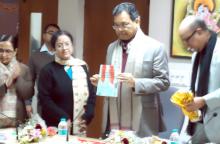 Paban Singh Ghatowar at JNU Special center for Sanskrit Studies at 10 AM on 18th January 2013