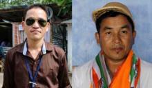 Ihuing Pame and Laltlansang Hmar - winners at 2013 Dima hasao election