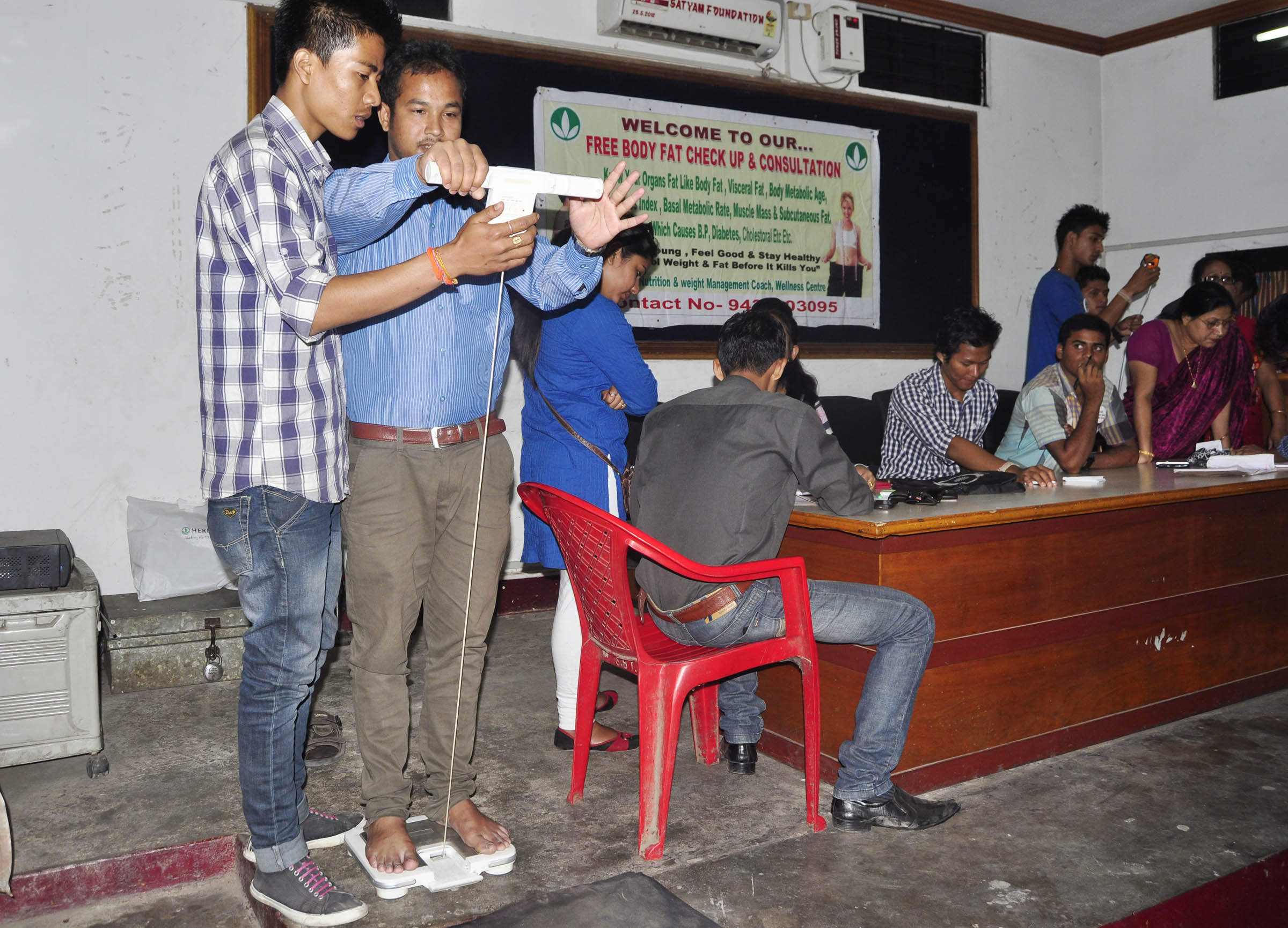 Body-fat check up camp concludes in press club