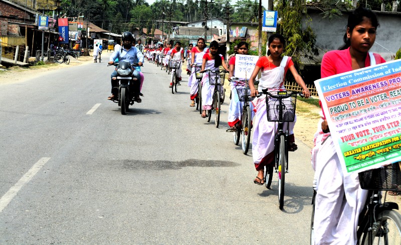 Students launch voters' awareness programme in Udalguri district