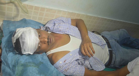 Journalist attacked