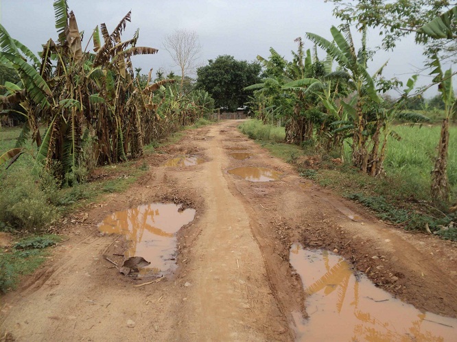 Deplorable roads in Karbi Anglong