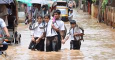 Massive waterlogging in Guwahati