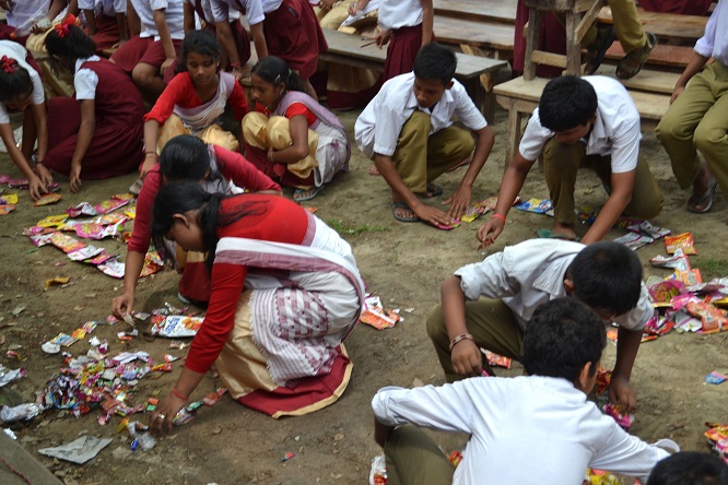 Environment Day in Amronga School 