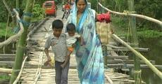 Broken bridge causes concern