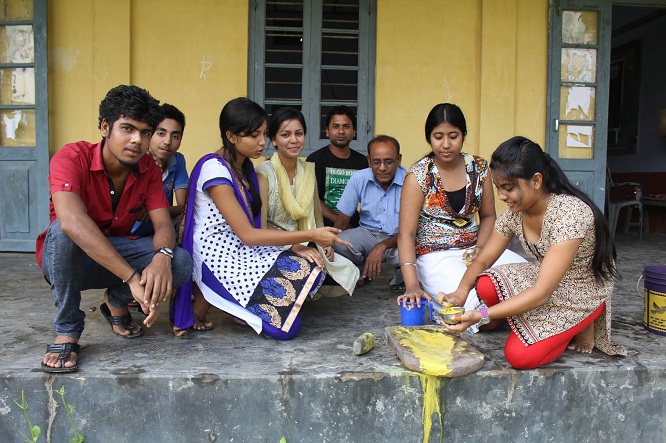 Workshop on Sanchipat at Dhing College