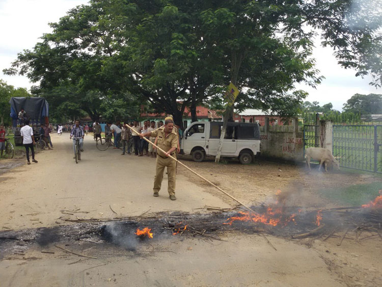 Firing at Rongajan; One crushed to death   