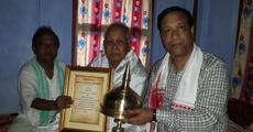 SSS felicitates Pushpa Narayan Bhakat 