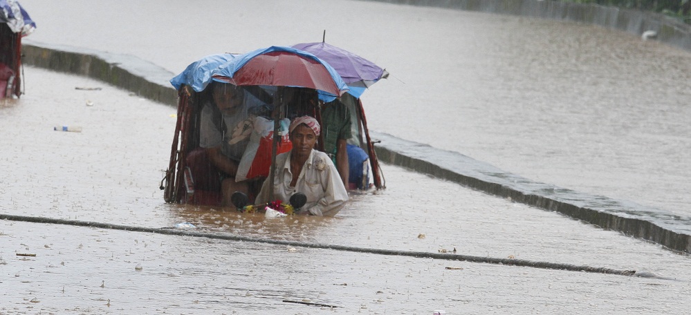 Massive waterlogging in Guwahati