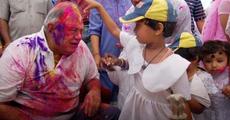 Assam Guv celebrating Holi