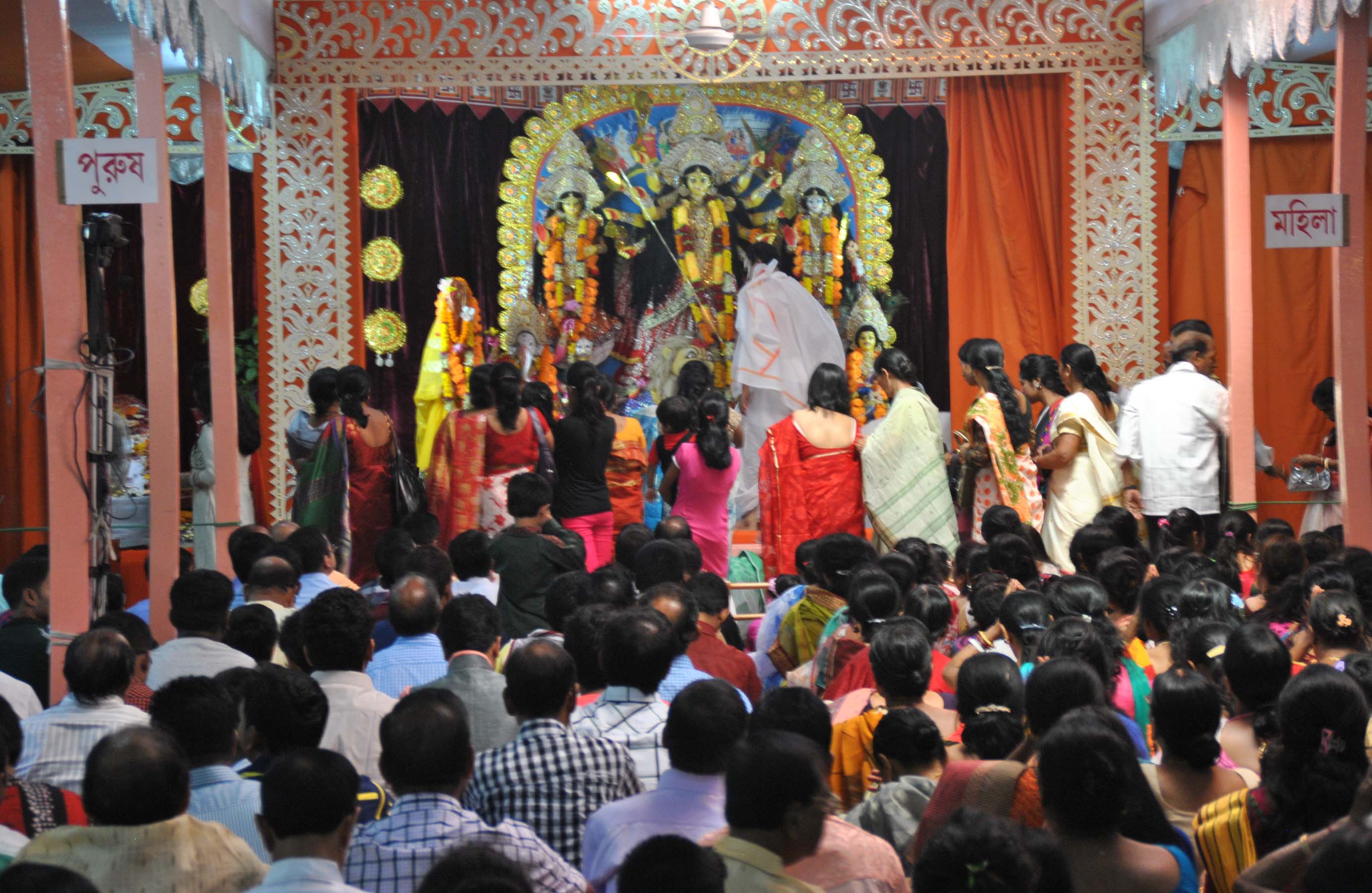 In full grip of Durga puja festivity  