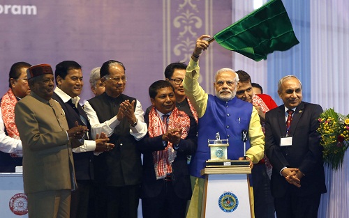 PM flags off train to Mendipathar