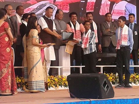 CM gives away Anundoram award