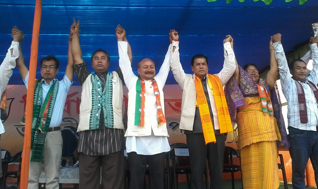 Sonowal in BTAD election rally