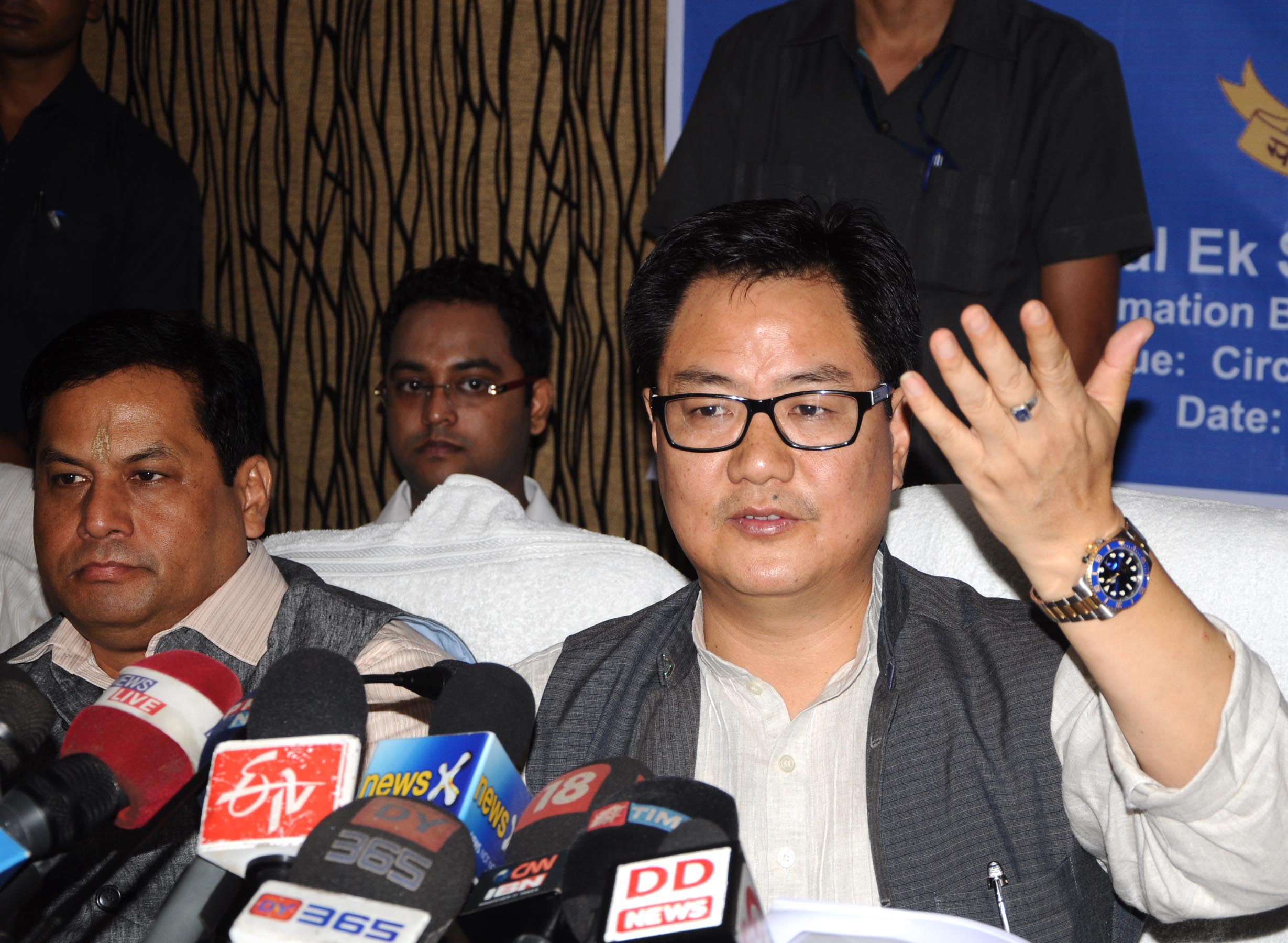 Rijiju hopeful on peace process