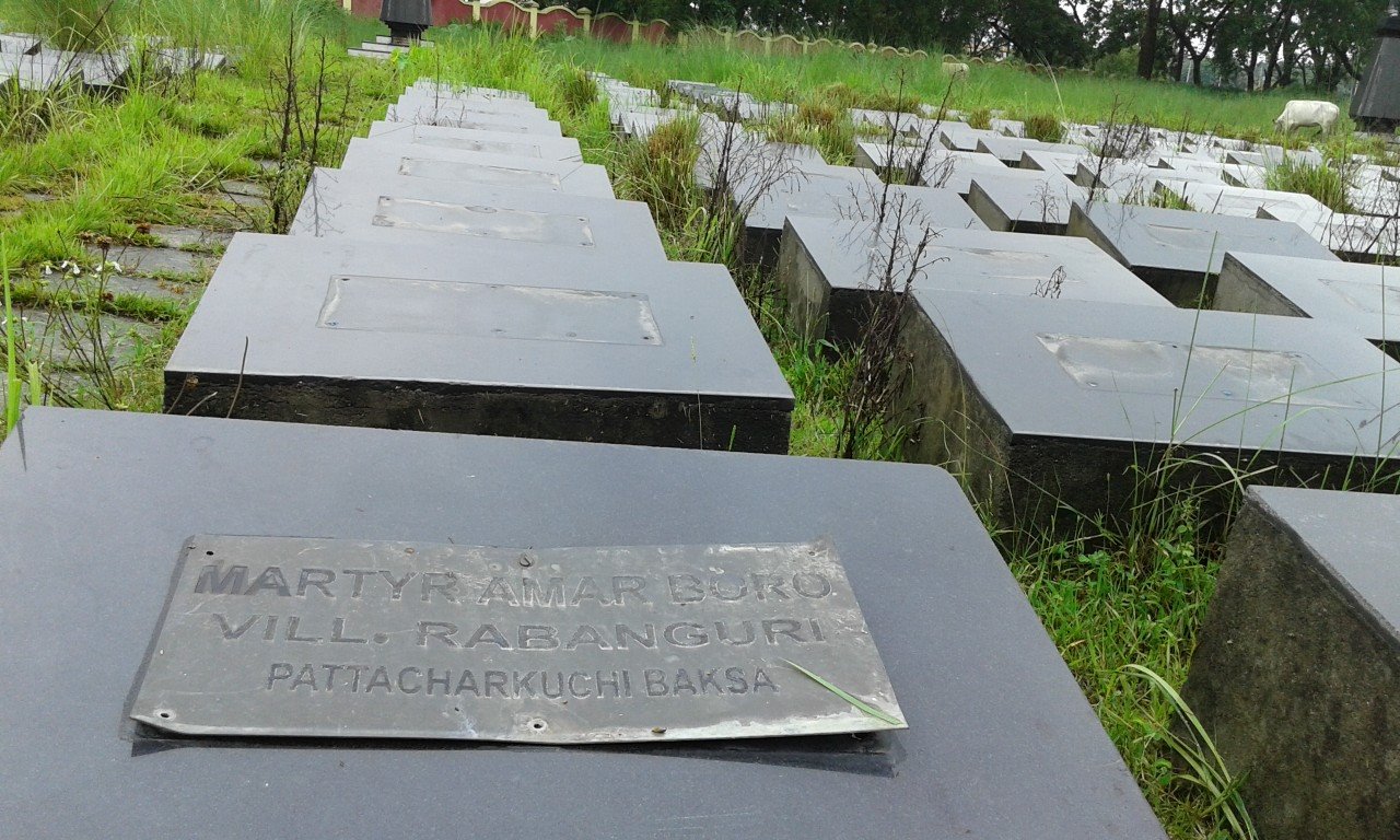 Theft at Bodoland Martyrs cemetery