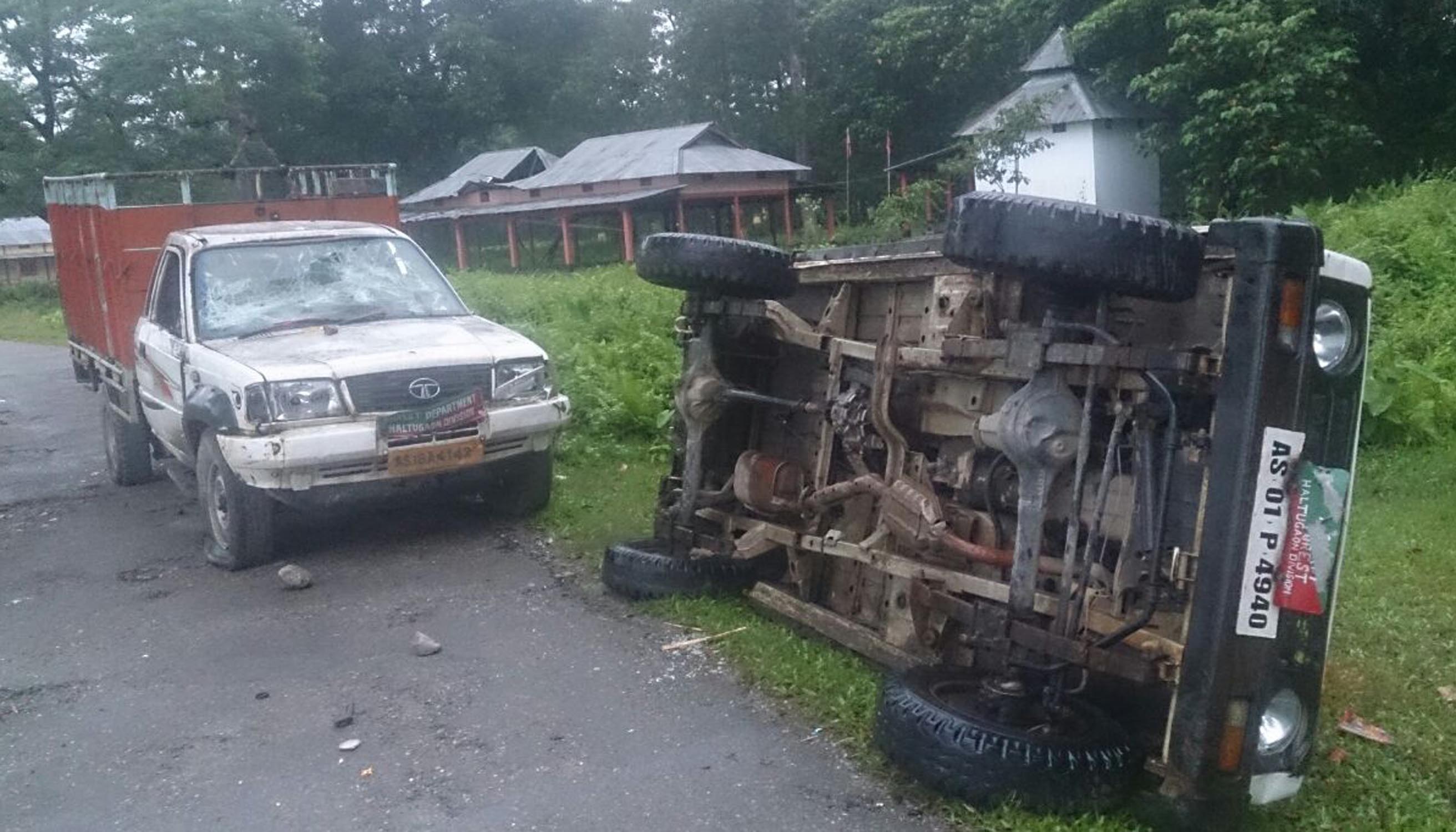 Forest officials attacked