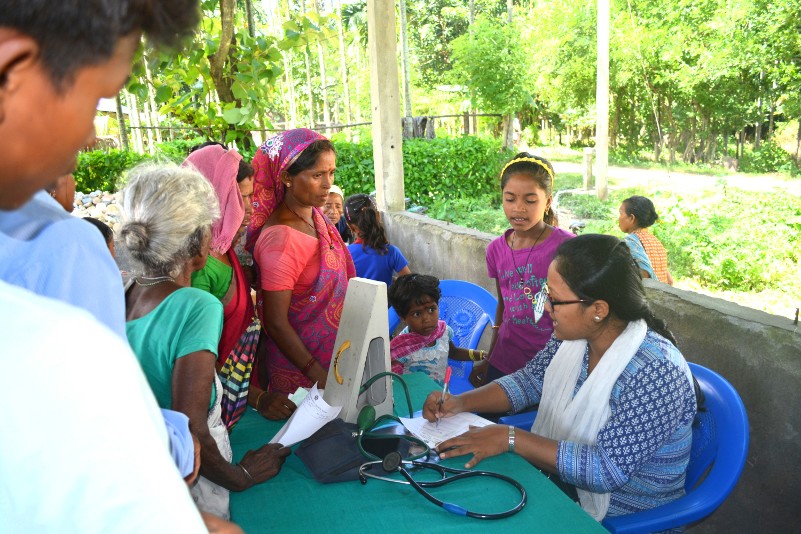 Medical camp along Indo-Bhutan border 