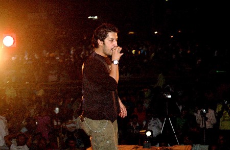 Singer Amit Paul performing live at Tezpur