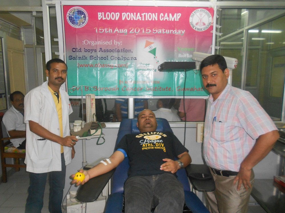 Blood donation by OBA SSG