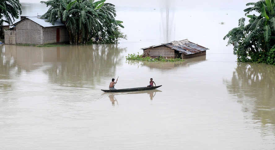 Morigaon flood scene grim