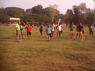 Charity football for flood victims