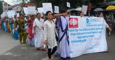 Peace rally in Kokrajhar