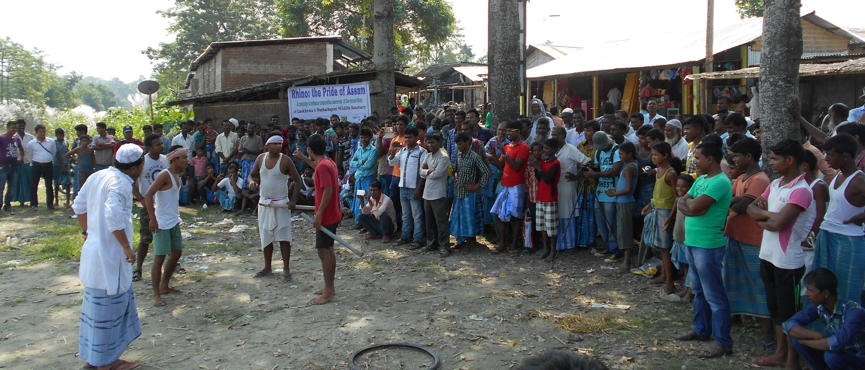 Conservation street play at Laukhowa