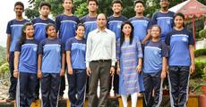 Assam team at rowing champs