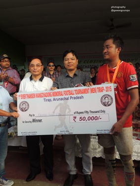 Wangchadong football tournament ends