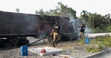 Bikers crushed to death 