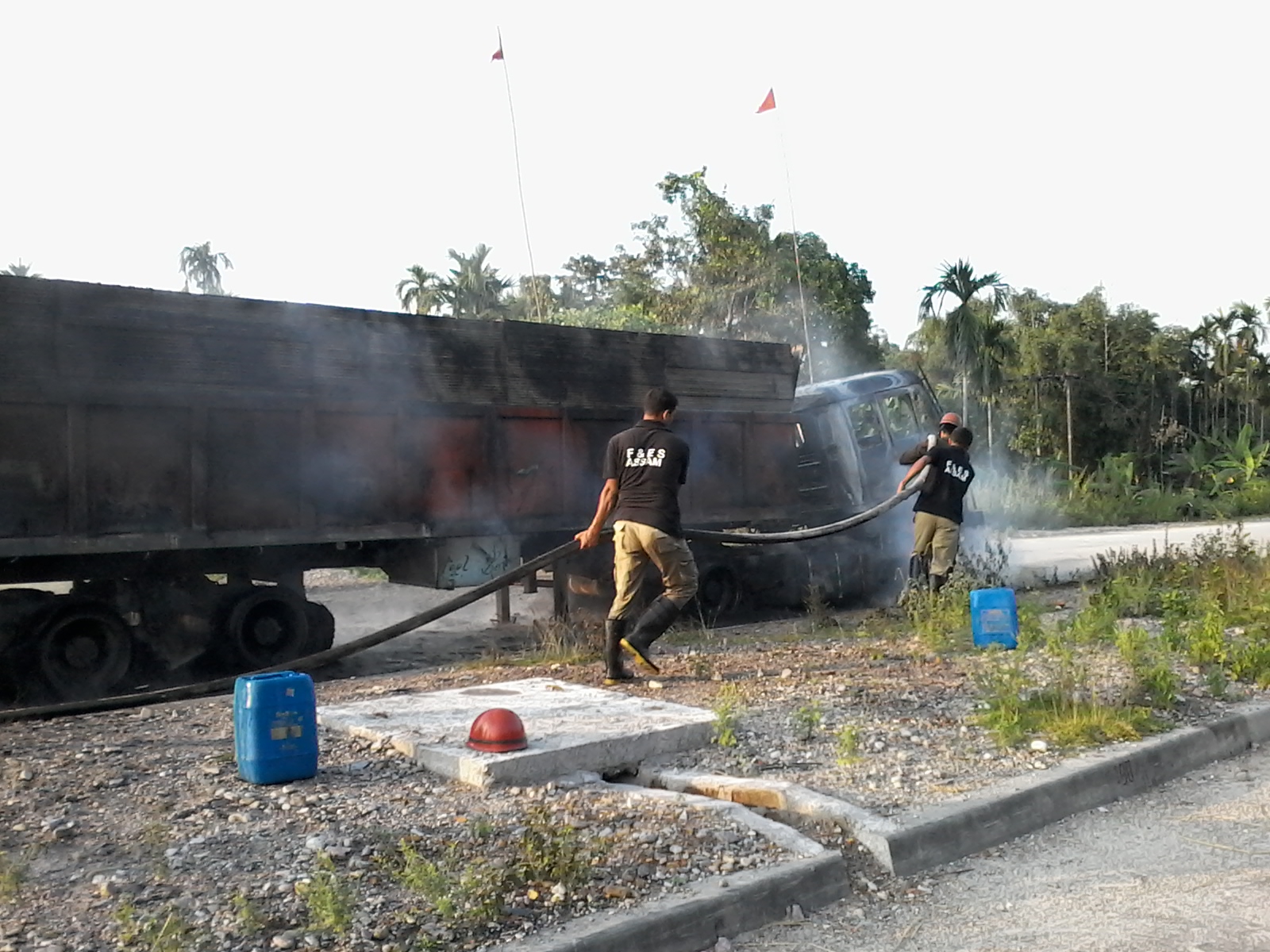 Bikers crushed to death 