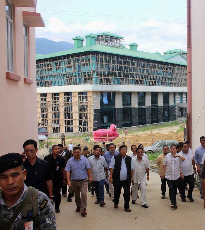 Tuki inspects secretariat complex 